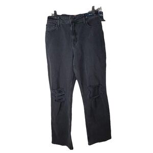 Hollister Jeans Women's 8R Ultra High Rise Dad Vintage Stretch Ripped Knee 29x30